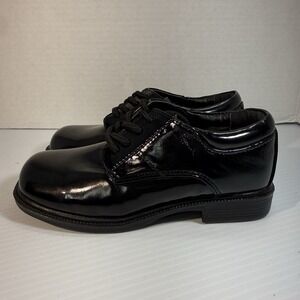 Modit Boys Oxfords Tuxedo Evening & Party Dress Shoes Black Patent Shiny size 11